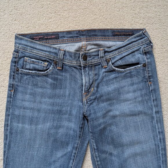 EUC Citizens of Humanity Naomi Stretch Low Waist Flair Jeans Women's 28 x 27.5 - Picture 4 of 15